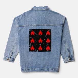 Veste En Jean Vintage inflammable