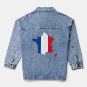 Veste En Jean Vive La France