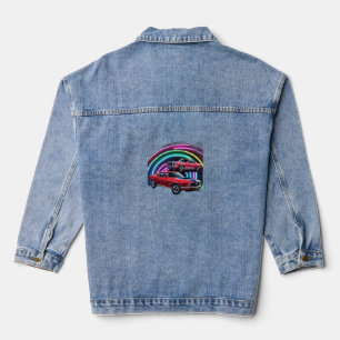 Veste En Jean voiture musculaire classique