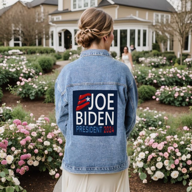 Veste En Jean Vote Joe Biden Président 2024 Election Blue (Mariage Retour)
