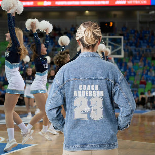 Veste En Jean Votre entraîneur numéro 1 cette année élégant