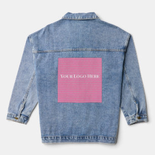 Veste En Jean Votre logo sur un