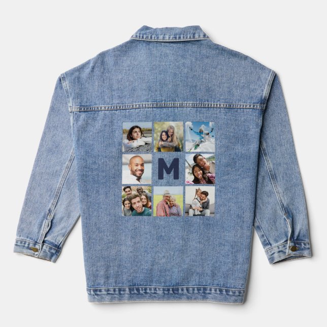 Veste En Jean VOTRE Monogramme et 8 photos (Verso)