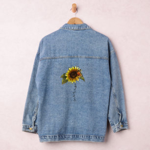 Veste En Jean vous êtes mon soleil
