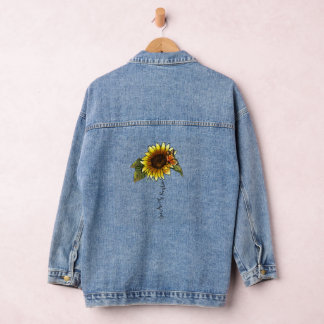 Veste En Jean vous êtes mon soleil