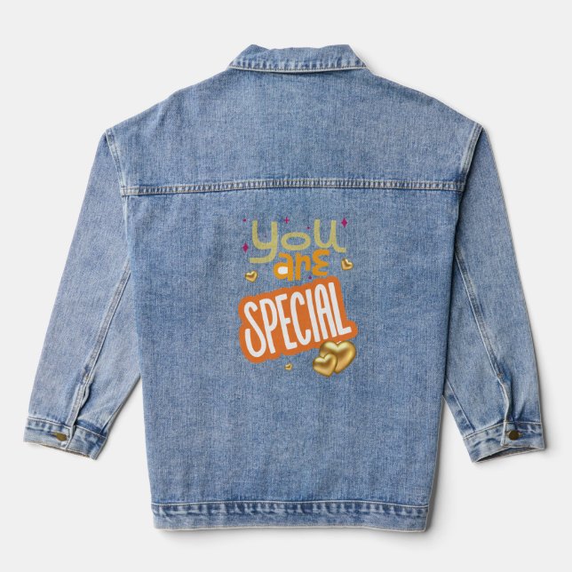 VESTE EN JEAN VOUS ÊTES SPÉCIAL (Verso)