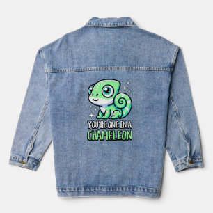 Veste En Jean Vous êtes un dans un chaméléon ! Cute Chameleon Pu