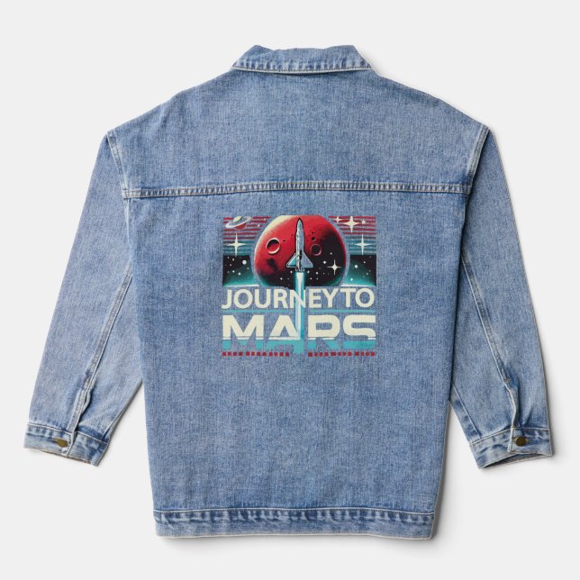 Veste En Jean Voyage vers Mars (Verso)