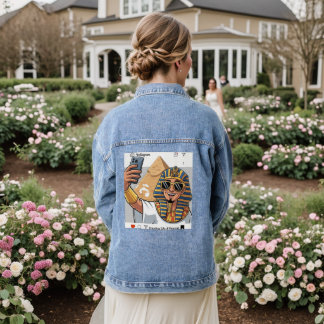 Veste En Jean Voyager comme un pharaon  