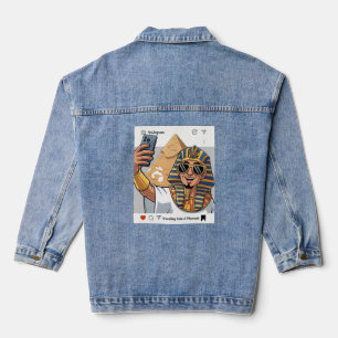 Veste En Jean Voyager comme un pharaon
