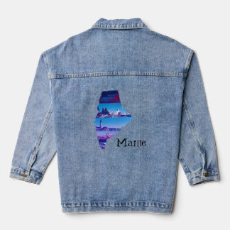 Veste En Jean Vue sur le Maine