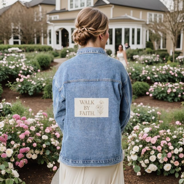 Veste en jean Walk By Faith (Mariage Retour)