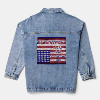 VESTE EN JEAN WE THE PEOPLE - HAVE HAD ENOUGH!