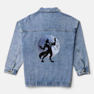 Veste En Jean Werewolf - Pleine lune