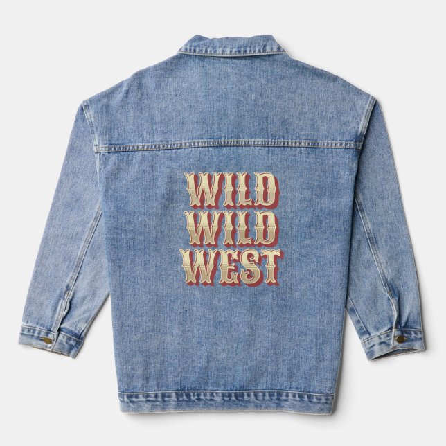 Veste En Jean Wild Wild West (Verso)