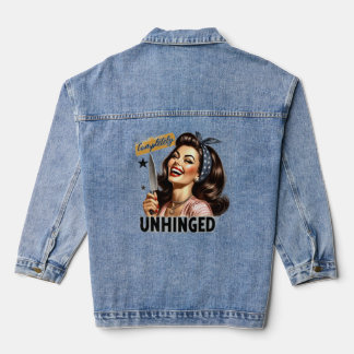 Veste En Jean Witty Retro Girl - Completement Sans Charnière Tri