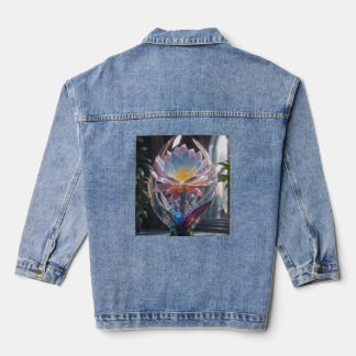 Veste En Jean Women’s Designed Denim – Classic Jean Jacket
