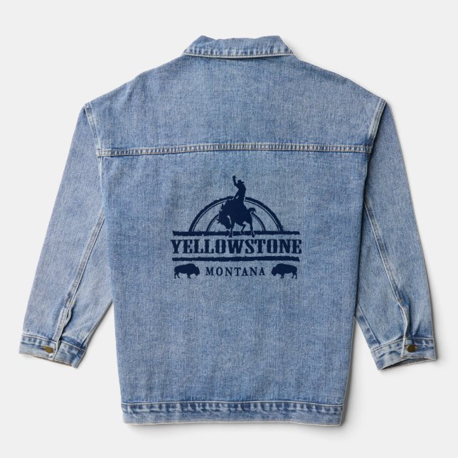 Veste En Jean Yellowstone Montana (Verso)