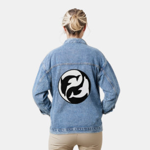 Veste En Jean Yin Yang Dauphins