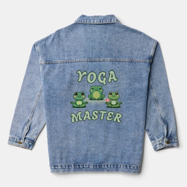 Veste En Jean Yoga Frogs Yoga Master (Verso)