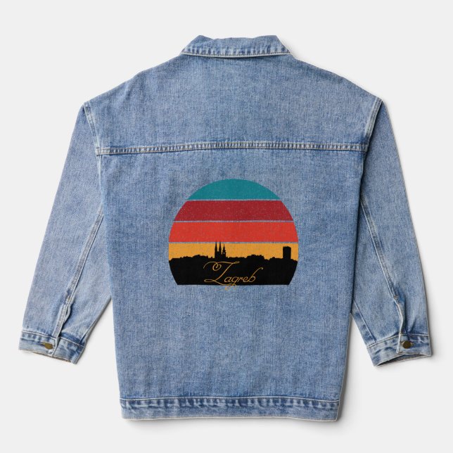 Veste En Jean Zagreb, Silhouette (Verso)