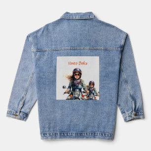 Veste En Jean "Zephyra" "Vento Dolce" - Vent doux