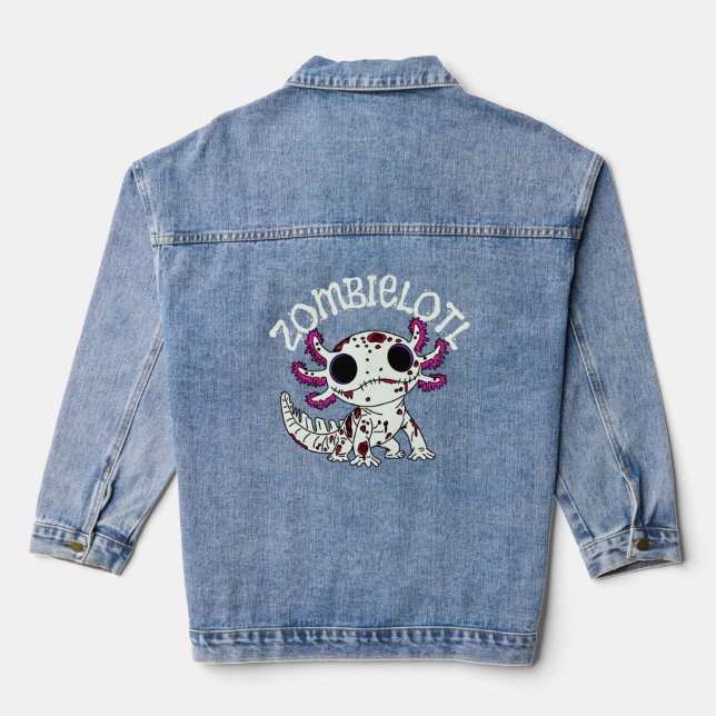 Veste En Jean Zombie Axolotl (Verso)