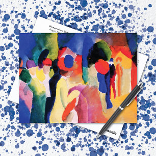 Veste Jaune femme August Macke Carte postale