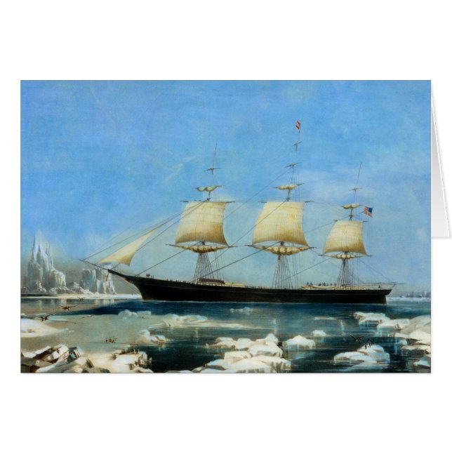 Veste rouge Clipper Ship 1854 (Devant horizontal)