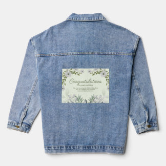 Vestes en jean de mariage TrendUp Personnaliser