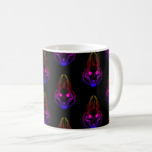Vestons Synthwave Crâne Coffee Mug