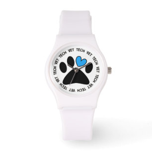 Vet Tech Montre Chat et Chien Paw Conception