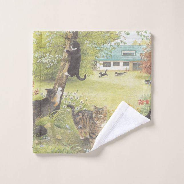 VÊTEMENT DE LAVE À CHAT (Gant de toilette)