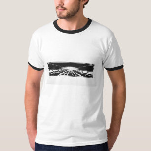 Vêtement en cire T-shirt Alien Pod Hip Hop vintage