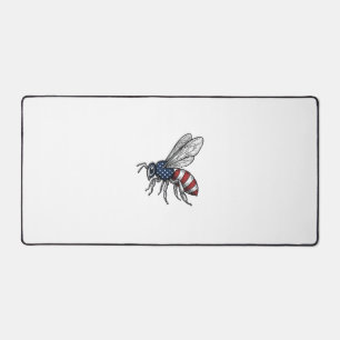 Vêtement graphique vectoriel abeille patriotique v