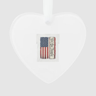 Vêtement vintage drapeau We the People patriotique