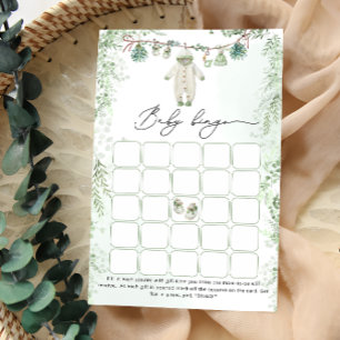 Vêtements bébé Boho Sage Green Baby Bingo Jeu