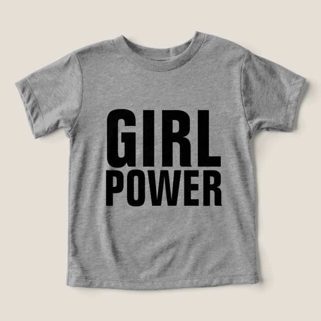 Vêtements bébé fille GIRL POWER (Design Recto)
