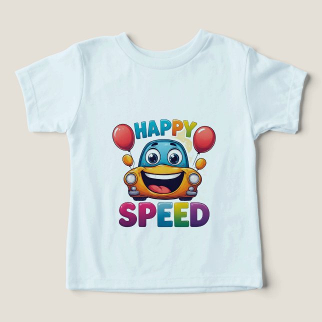 🌈 Vêtements Colorés Pour Tout-Petits Heureux 🚗 (Design Recto)