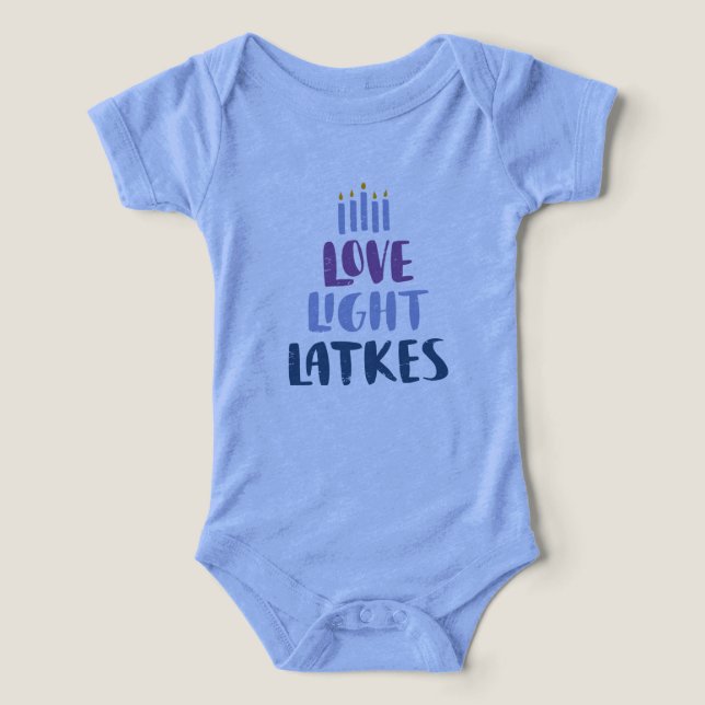 Vêtements de bébé Hanukkah (Design Recto)