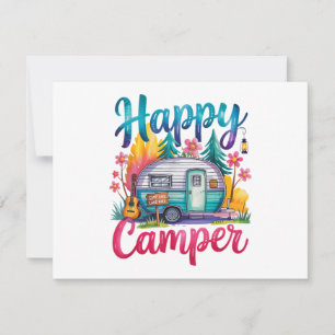 Vêtements de camping drôle Happy Camper Remorque R