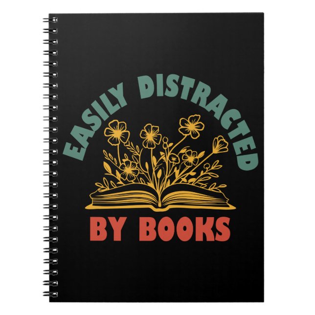 Vêtements De Livres Drôle Facilement Distrait Par  (Devant)