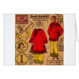vêtements de papier de Chinois de poupée des