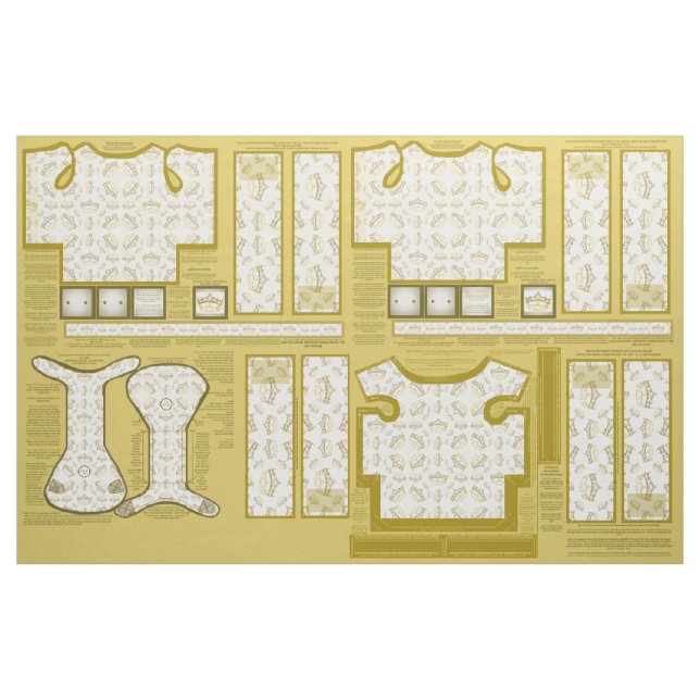 vêtements de Yorkie de diadèmes cousant le tissu (Yard)