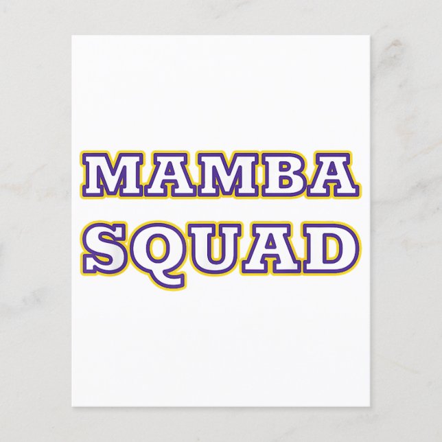 Vêtements drôles de Mamba Squad pour amateur de se (Devant)
