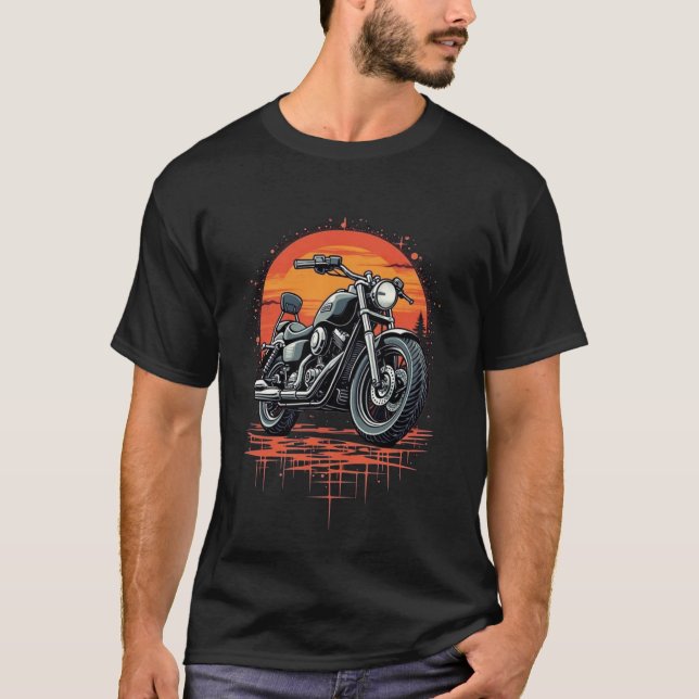 Vêtements moto T-shirts (Devant)