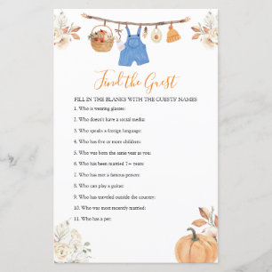 Vêtements Pour Garçons Baby shower Citrouille Trou