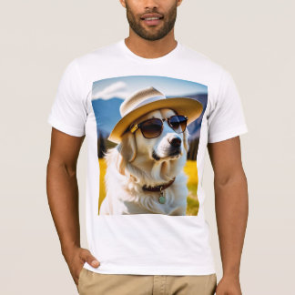 Vêtements pour homme, T-shirt pour chien mignon
