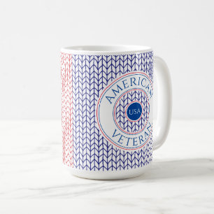 VÉTÉRAN AMÉRICAIN Grand Mug Blanc