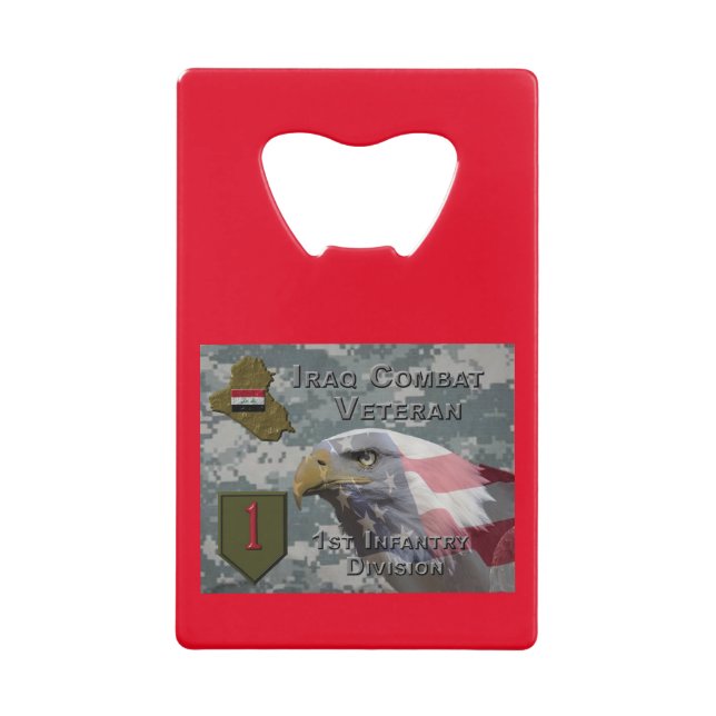 Vétéran de combat de la 1re division d'infanterie  (Devant)